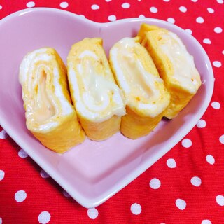 とろーりチーズ入り卵焼き♡